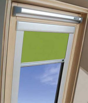 Tweede kans product: Keylite rolgordijn verduisterend GV 07C  94X118cm helder wit